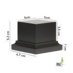5x5 Lacquered MDF display base
