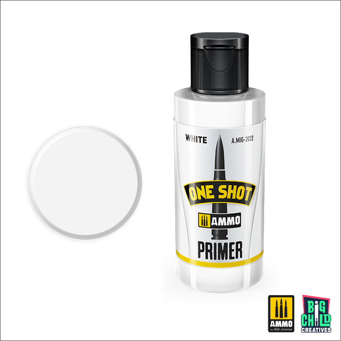 ONE SHOT PRIMER - WHITE (Best miniature primer)