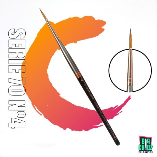 Best brushes for miniature painting Big Child Creatives